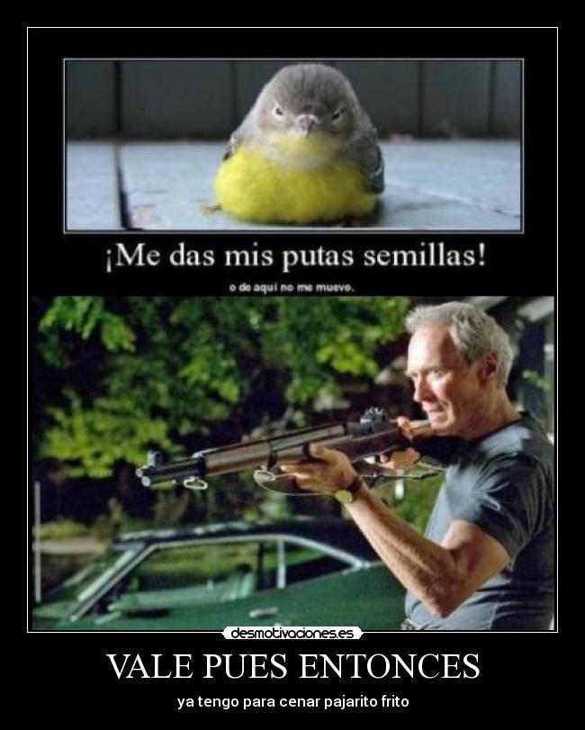 VALE PUES ENTONCES - 