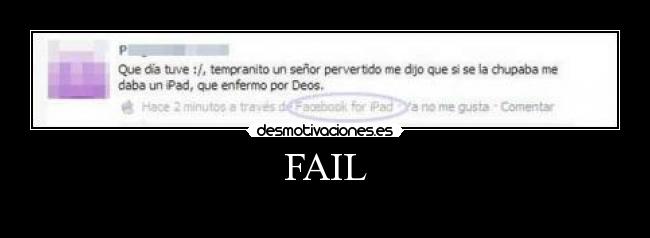 FAIL - 