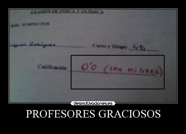 PROFESORES GRACIOSOS - 