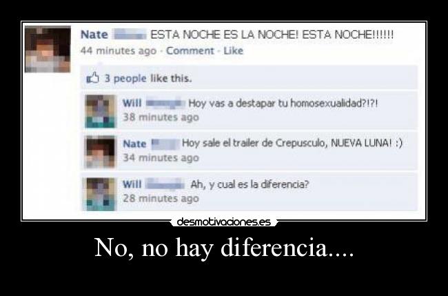 No, no hay diferencia.... - 