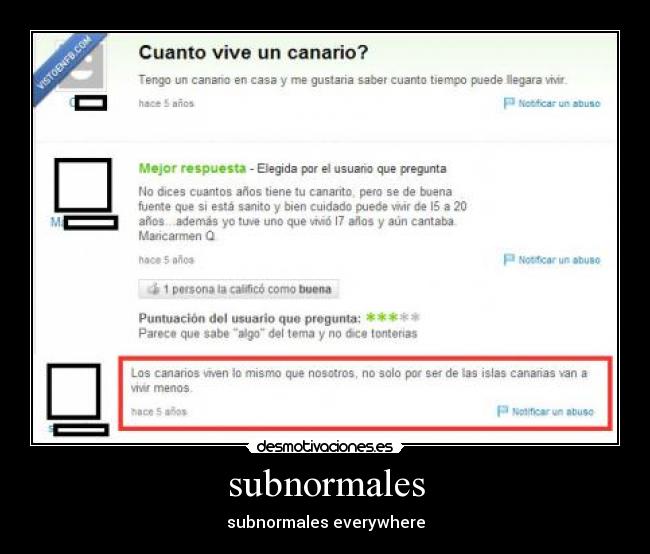 subnormales - subnormales everywhere