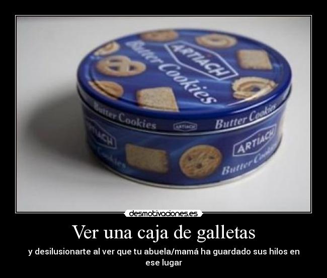 Ver una caja de galletas -
