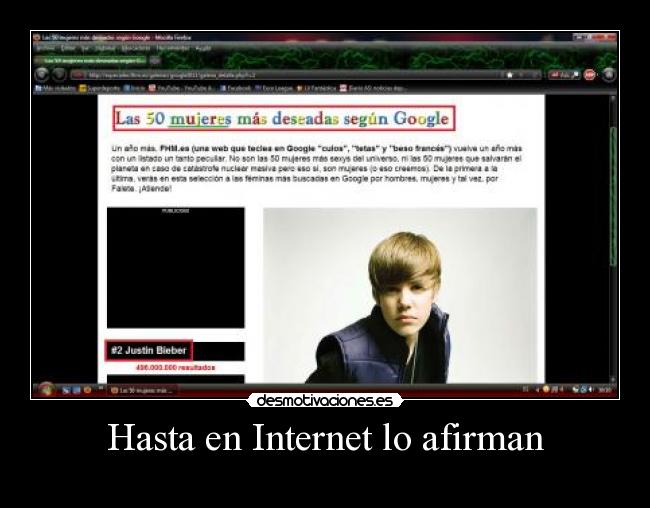 Hasta en Internet lo afirman - 