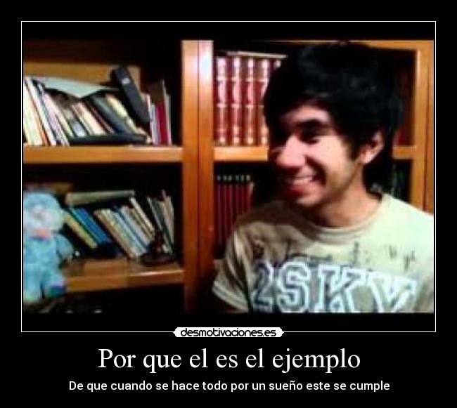 Por que el es el ejemplo -