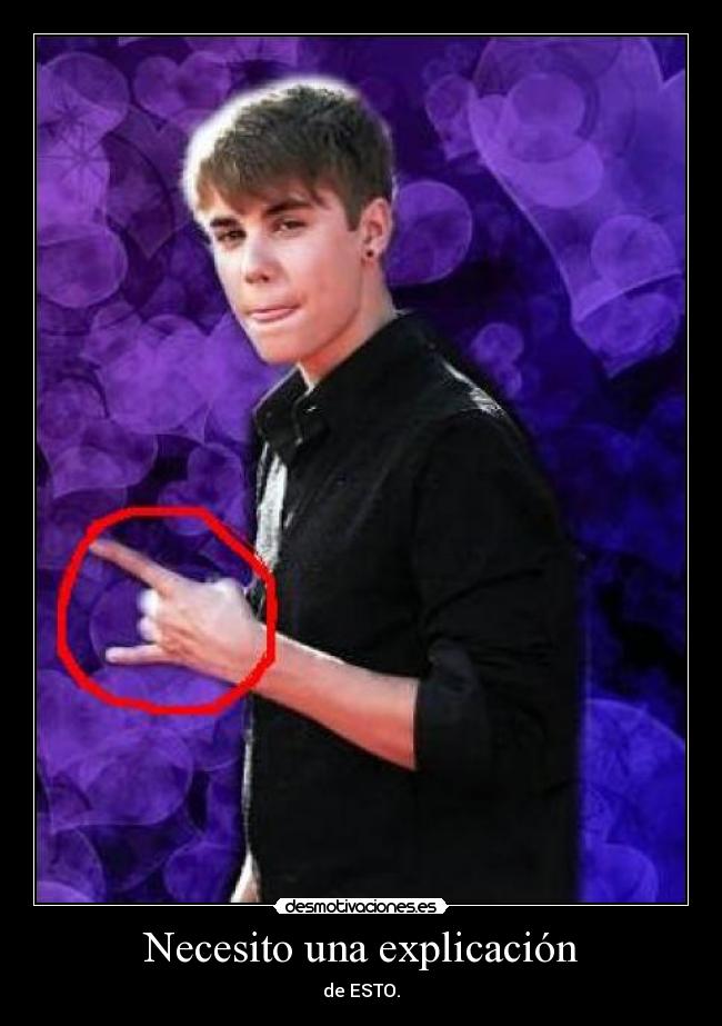 carteles justin bieber cree heavy desmotivaciones