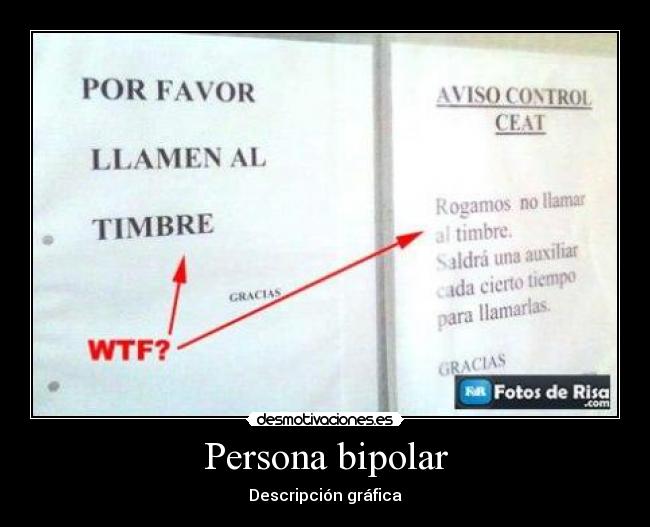 Persona bipolar - Descripción gráfica
