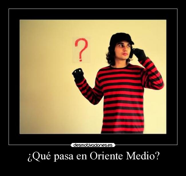 ¿Qué pasa en Oriente Medio? -