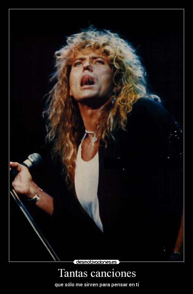 Tantas canciones - que sólo me sirven para pensar en ti