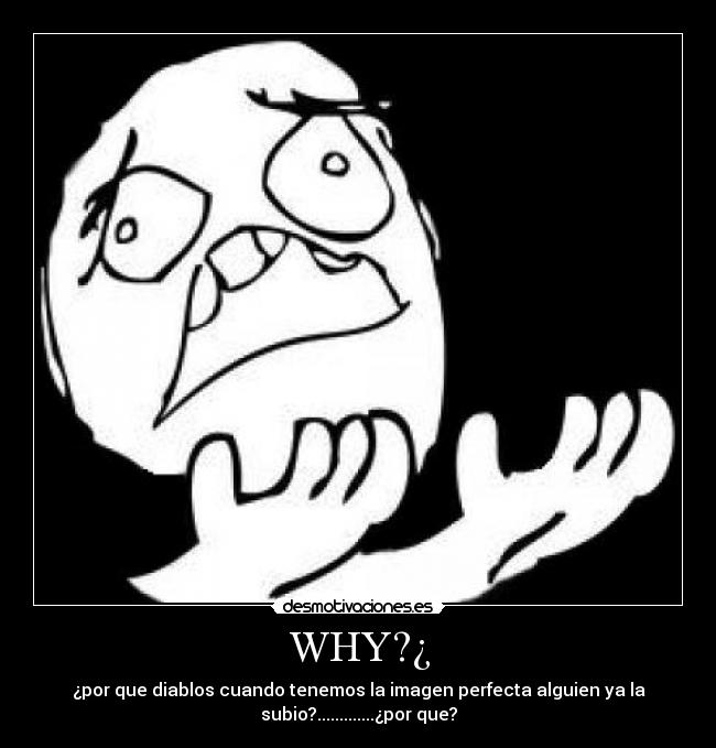 WHY?¿ - ¿por que diablos cuando tenemos la imagen perfecta alguien ya la
subio?.............¿por que?