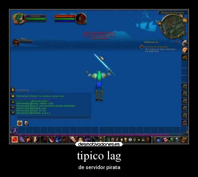 tipico lag - de servidor pirata