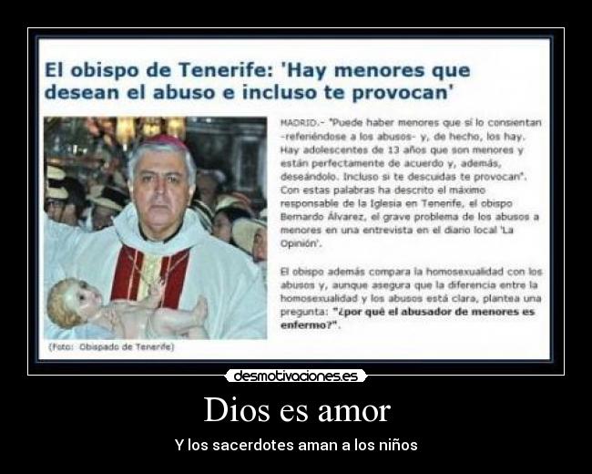 Dios es amor - Y los sacerdotes aman a los niños
