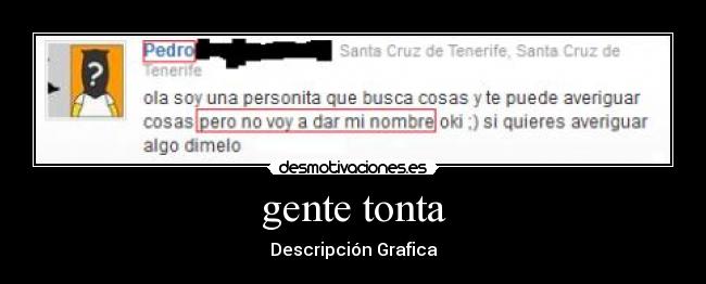 gente tonta -