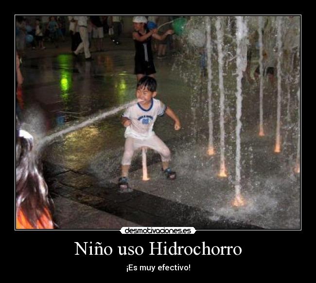 Niño uso Hidrochorro - 