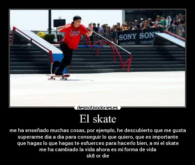 El skate -