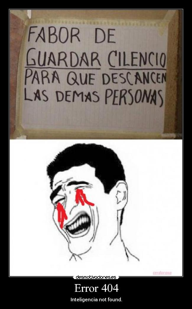 carteles 404 desmotivaciones