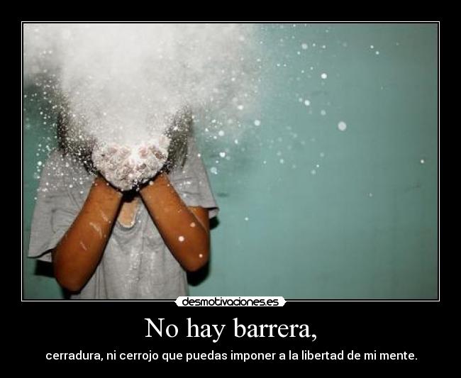 No hay barrera, - 