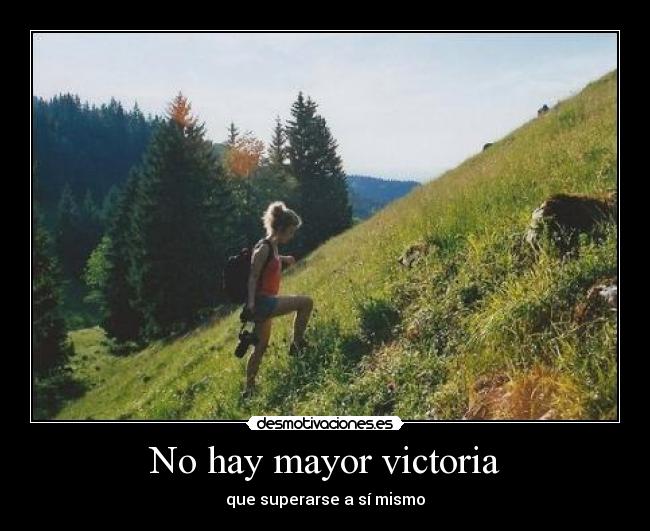 No hay mayor victoria - 