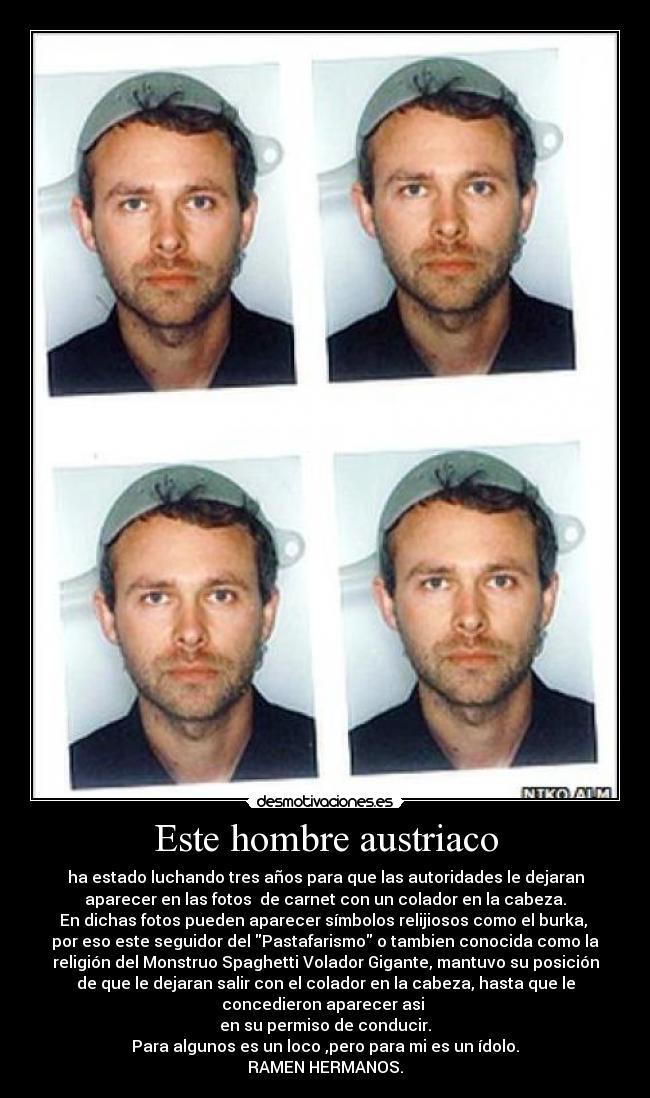 Este hombre austriaco -