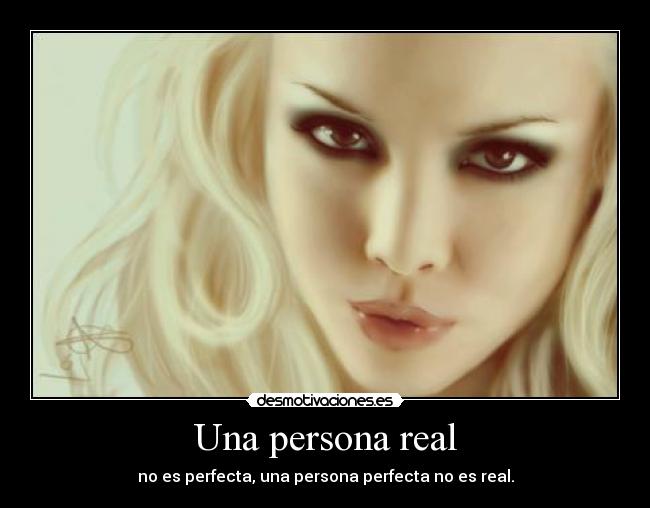 Una persona real -