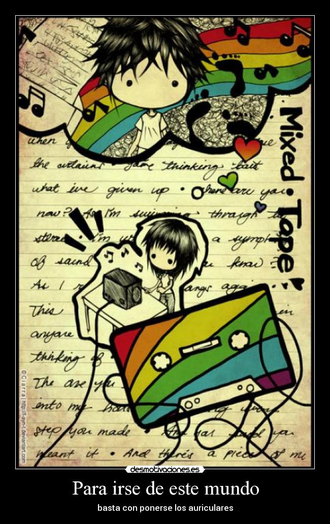 Para irse de este mundo -