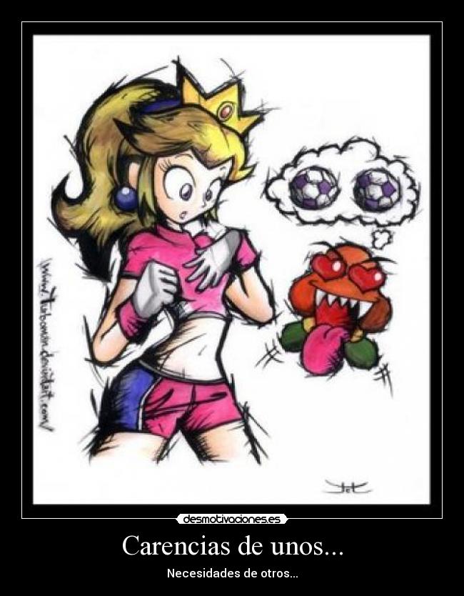 Carencias de unos... -