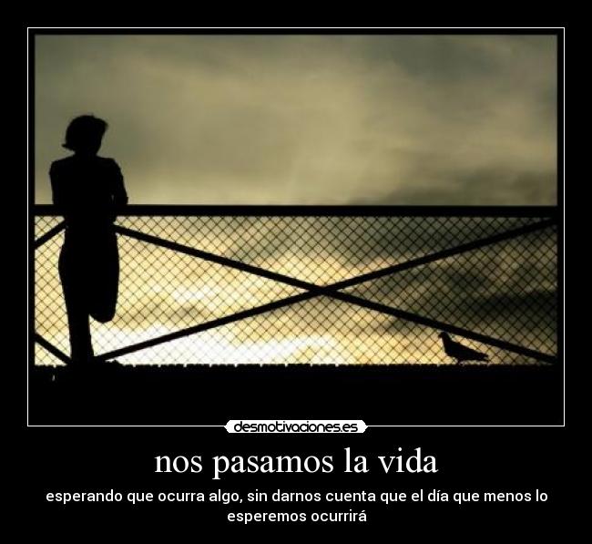 nos pasamos la vida - 