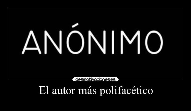 El autor más polifacético -