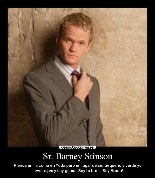 Sr. Barney Stinson -