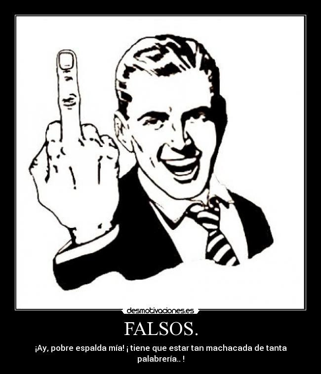 FALSOS. - 