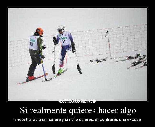 carteles excusa esquiar pierna desmotivaciones