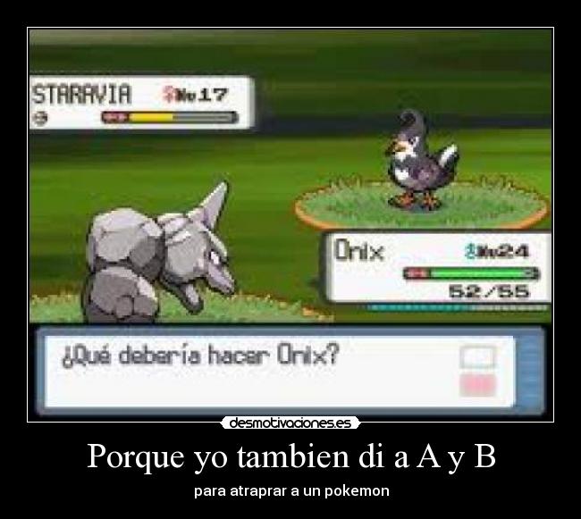 Porque yo tambien di a A y B -