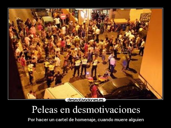 Peleas en desmotivaciones - 