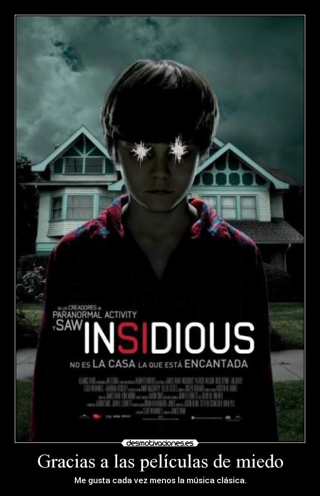 Gracias a las películas de miedo - 