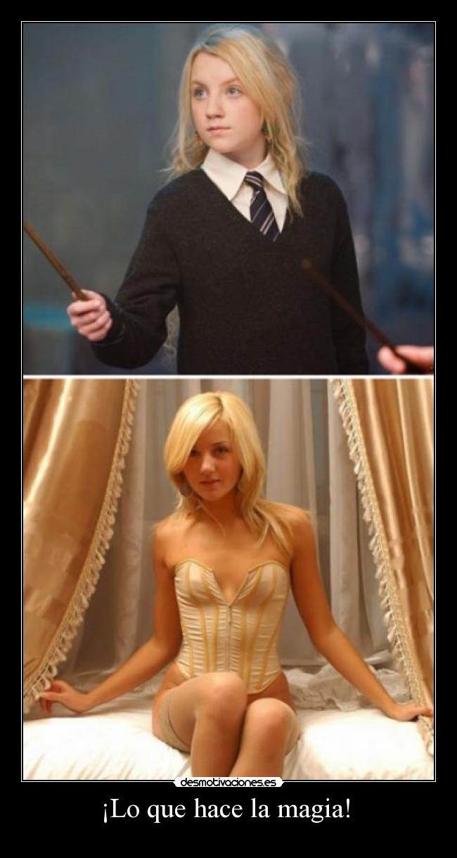 ¡Lo que hace la magia! -