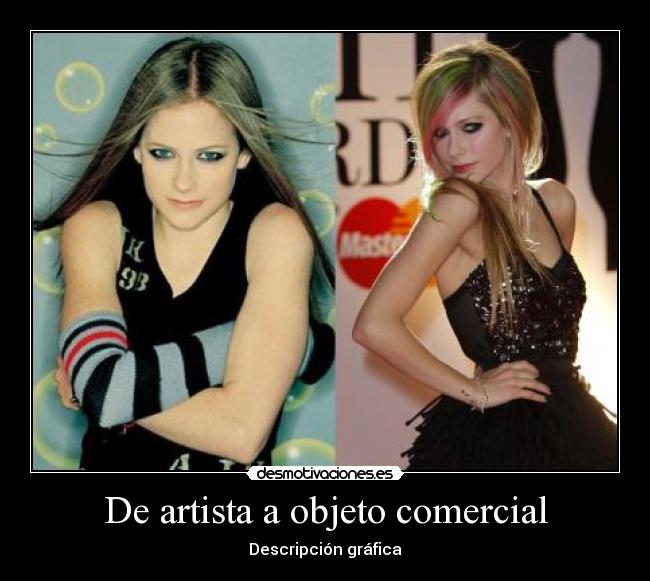 De artista a objeto comercial -