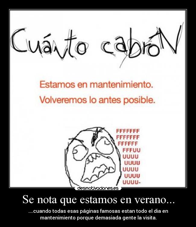 Se nota que estamos en verano... - 