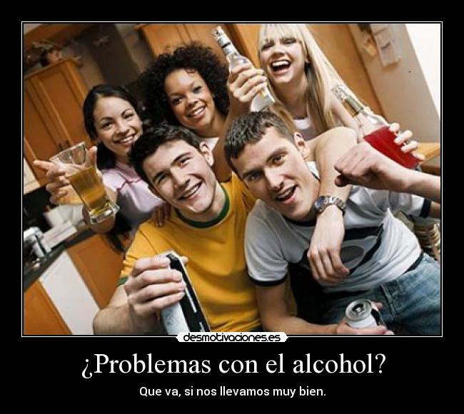 carteles problemas alcohol desmotivaciones