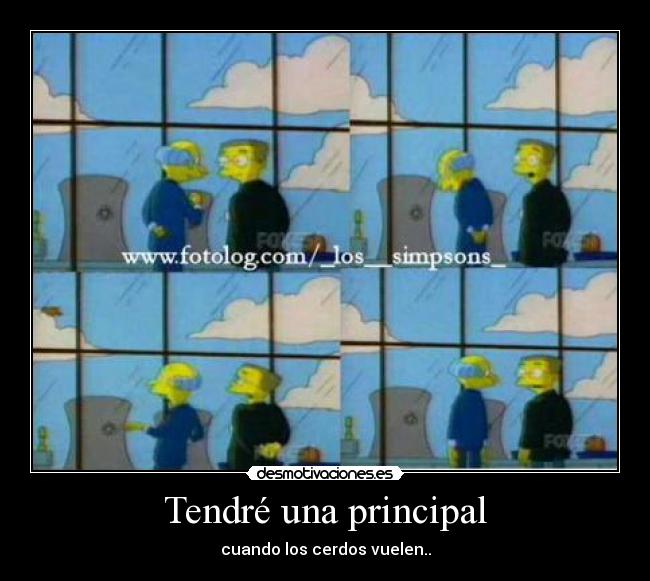 carteles cerdo simpsons peaceandlove desmotivaciones