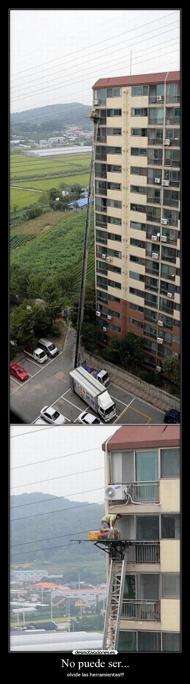 No puede ser... - olvide las herramientas!!!