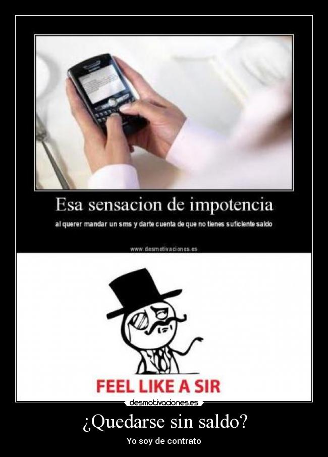 ¿Quedarse sin saldo? -