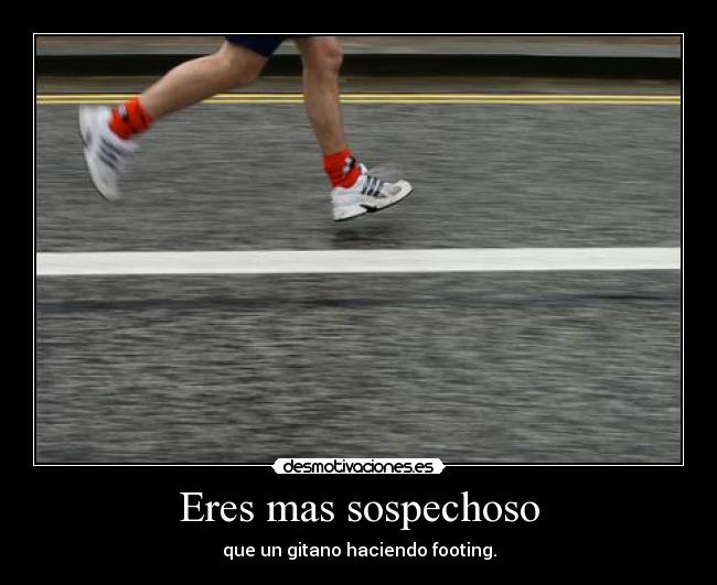 carteles gitano footing desmotivaciones