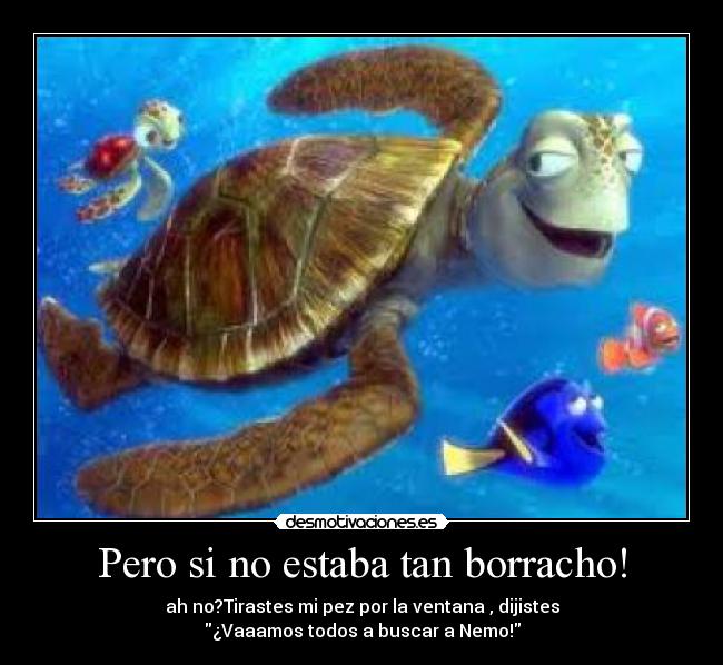 Pero si no estaba tan borracho! -