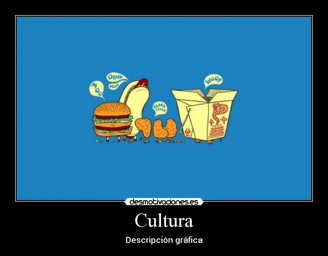 Cultura - Descripción gráfica