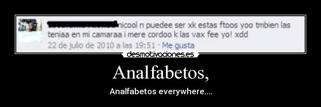 carteles analfabetos desmotivaciones