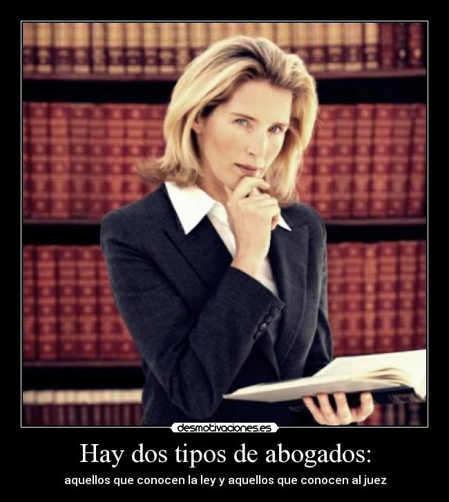 carteles abogados desmotivaciones