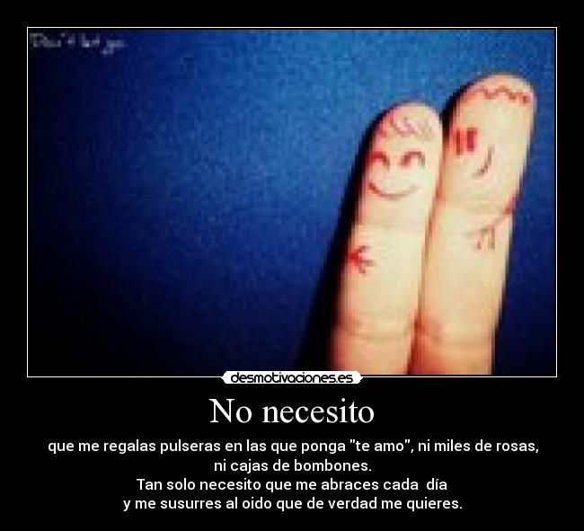 No necesito - 