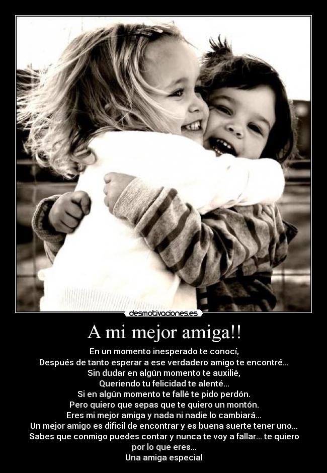 carteles amiga amigo mejor amistad desmotivaciones