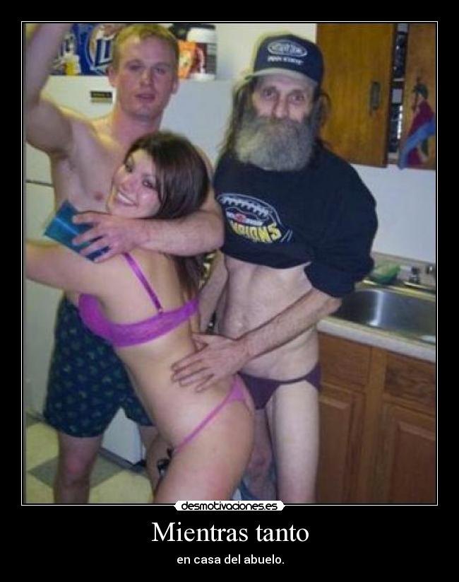 Mientras tanto - en casa del abuelo.