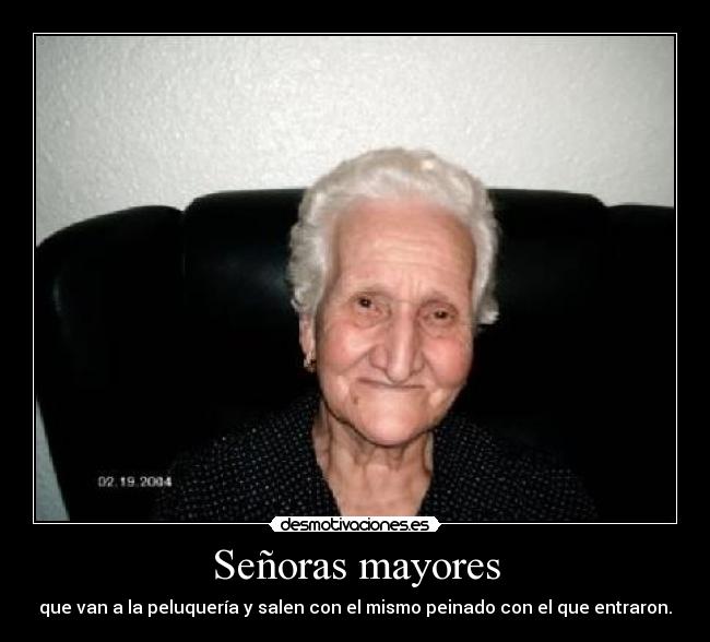 Señoras mayores - 