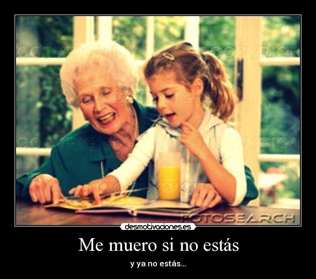 Me muero si no estás - 
